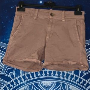American eagle midi jean shorts